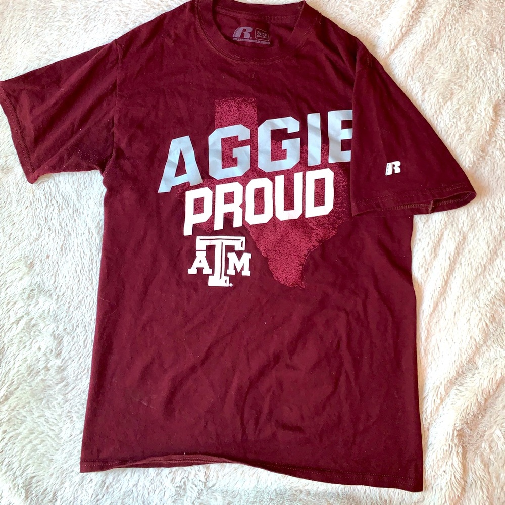 Texas A&M auggies t shirt size medium